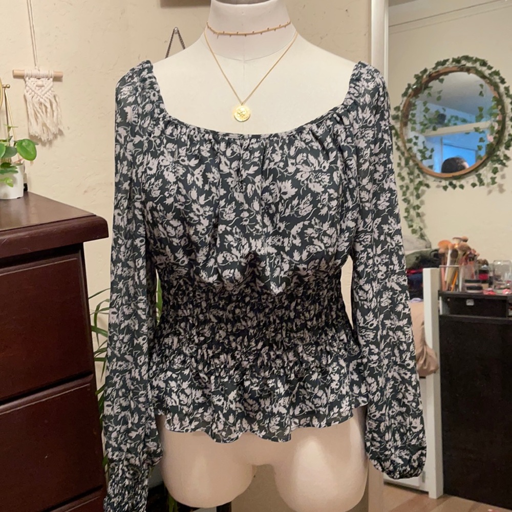 Cute peasant top from Madewell